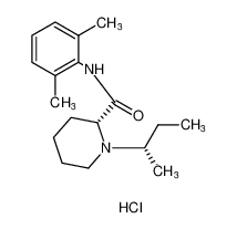 2-Piperidinecarboxamide, N-(2,6-dimethylphenyl)-1-[(1R)-1-methylpropyl]-, hydrochloride (1:1), (2S)- 2125995-25-5
