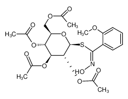 160280-04-6 structure, C22H27NO11S