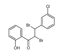 2,3-dibromo-3-(3-chlorophenyl)-1-(2-hydroxyphenyl)propan-1-one 649739-69-5
