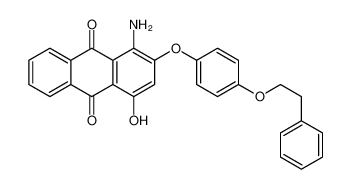 1-amino-4-hydroxy-2-[4-(2-phenylethoxy)phenoxy]anthracene-9,10-dione 55154-34-2