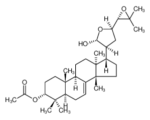 Turreanthin A; (20S)-21,23:24,25-二环氧-13alpha,14beta,17betaH-羊毛甾-7-烯-3alpha,21-二醇 3-乙酸酯