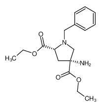174266-80-9 spectrum, diethyl (2R,4R)-1-benzyl-4-aminopyrrolidine-2,4-dicarboxylate