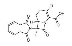 (6R*,7S*)-3-chloro-7-phthalylimido-8-oxo-1-azabicyclo[4.2.0]oct-2-en-2-carboxylic acid 124594-04-3
