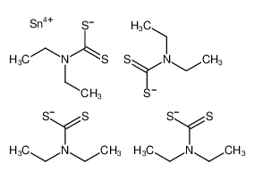 N,N-diethylcarbamodithioate,tin(4+) 33790-72-6