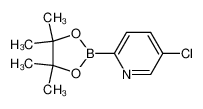5-Chloro-2-(4,4,5,5-tetramethyl-1,3,2-dioxaborolan-2-yl)pyridine 652148-93-1