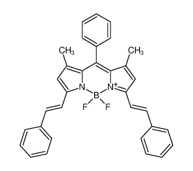 5,5-difluoro-1,9-dimethyl-10-phenyl-3,7-distyryl-5H-5l4-dipyrrolo[1,2-c:2',1'-f][1,3,2]diazaborinin-4-ium
