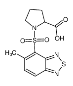 1-(5-甲基-苯并[1,2,5]噻二唑-4-磺酰基)-吡咯烷-2-羧酸