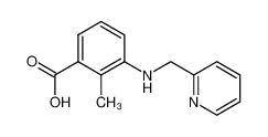 2-methyl-3-(pyridin-2-ylmethylamino)benzoic acid 881445-78-9