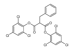 bis(2,4,6-trichlorophenyl) 2-benzylpropanedioate