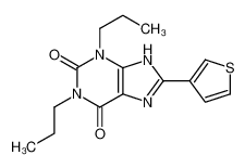 1,3-dipropyl-8-thiophen-3-yl-7H-purine-2,6-dione 117027-85-7
