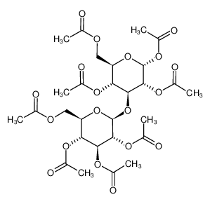 1,2,4,6-四-O-乙酰基-3-O-(2,3,4,6-四-O-乙酰基-beta-D-吡喃葡萄糖基)-alpha-D-吡喃葡萄糖苷