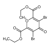 843-08-3 diethyl 3,5-dibromo-4-oxopyran-2,6-dicarboxylate