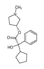 3'(R)-N-methyl-3'-pyrrolidinyl (S)-cyclopentylmandelate 616866-21-8