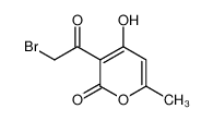 3-(2-bromoacetyl)-4-hydroxy-6-methylpyran-2-one 23754-53-2