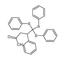 56003-68-0 4-phenyl-5,5,5-tris(phenylsulfanyl)pentan-2-one