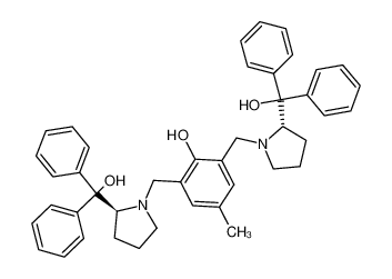 (S,S)-(+)-2,6-bis[2-(hydroxydiphenylmethyl)-1-pyrrolidinyl-methyl]-4-methylphenol