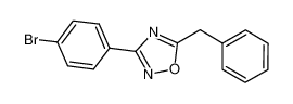 5-Benzyl-3-(4-bromophenyl)-1,2,4-oxadiazole 864836-24-8