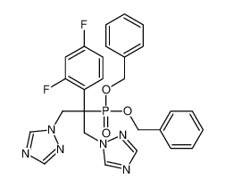 1-[2-bis(phenylmethoxy)phosphoryl-2-(2,4-difluorophenyl)-3-(1,2,4-triazol-1-yl)propyl]-1,2,4-triazole 194602-25-0