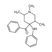 Phenyl-(1,2,5-trimethyl-4-phenylamino-piperidin-4-yl)-methanone