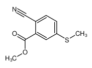 methyl 2-cyano-5-(methylthio)benzoate 127510-97-8