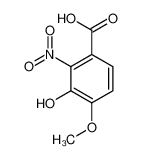 3-hydroxy-4-methoxy-2-nitrobenzoic acid 71489-74-2