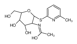 N-[(2S,3R,4R,5S,6R)-4,5-dihydroxy-6-(hydroxymethyl)-2-(6-methylpyridin-2-yl)sulfanyloxan-3-yl]acetamide 149263-94-5
