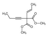 dimethyl 2-but-1-ynyl-2-prop-1-enylpropanedioate 109468-67-9