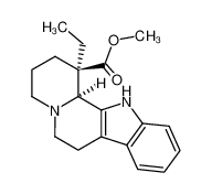 (1R,12bS)-1-ethyl-1-(methoxycarbonyl)-1,2,3,4,6,7,12,12b-octahydroindolo<2,3-a>quinolizine 126371-55-9