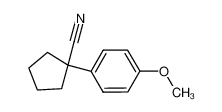 1-(4-methoxyphenyl)cyclopentane-1-carbonitrile 1206-15-1