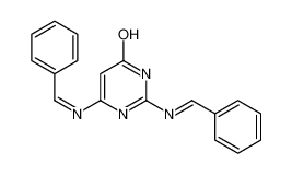 2,6-bis(benzylideneamino)-1H-pyrimidin-4-one 137205-94-8