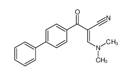 3-(dimethylamino)-2-(4-phenylbenzoyl)prop-2-enenitrile 138716-53-7