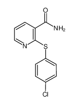 2-(4-chlorophenyl)sulfanylpyridine-3-carboxamide 175135-82-7
