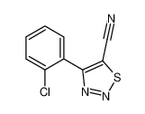 4-(2-Chlorophenyl)-1,2,3-thiadiazole-5-carbonitrile 265326-54-3