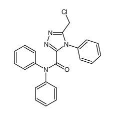5-(chloromethyl)-N,N,4-triphenyl-1,2,4-triazole-3-carboxamide 109348-25-6