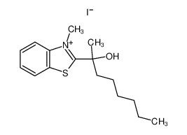 2-(2-hydroxyoctan-2-yl)-3-methylbenzo[d]thiazol-3-ium iodide 120822-09-5