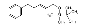 160805-54-9 tert-butyl-dimethyl-(5-phenylpent-2-enoxy)silane