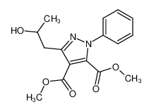 5-(2-hydroxy-propyl)-2-phenyl-2H-pyrazole-3,4-dicarboxylic acid dimethyl ester