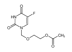 2-[(5-氟-2,4-二氧代-3,4-二氢-1(2H)-嘧啶基)甲氧基]乙基乙酸酯
