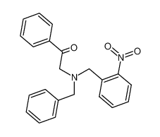 2-(benzyl(2-nitrobenzyl)amino)-1-phenylethan-1-one 133390-34-8
