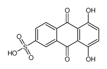 5,8-dihydroxy-9,10-dioxoanthracene-2-sulfonic acid 6483-85-8