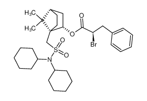 106749-01-3 (R)-2-Bromo-3-phenyl-propionic acid (1R,2S,4S)-1-[(dicyclohexylsulfamoyl)-methyl]-7,7-dimethyl-bicyclo[2.2.1]hept-2-yl ester