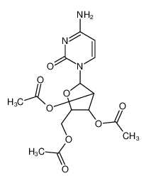 6742-07-0 1-(2,3,5-三-O-乙酰基-beta-D-阿拉伯呋喃糖基)-4-氨基嘧啶-2(1H)-酮
