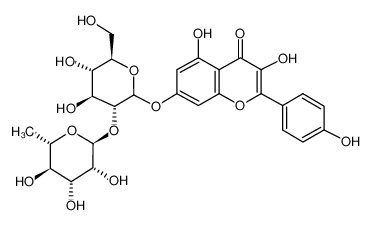 17353-03-6 7-[[2-O-(6-deoxy-α-L-mannopyranosyl)-β-D-glucopyranosyl]oxy]-3,5-dihydroxy-2-(4-hydroxyphenyl)-4H-benzopyran-4-one