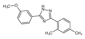 5-(3-甲氧基苯基)-3-(2,4-二甲苯基)-1H-1,2,4-三唑