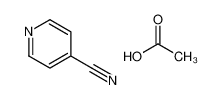 acetic acid,pyridine-4-carbonitrile 89937-13-3
