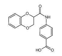 4-(2,3-dihydro-1,4-benzodioxine-3-carbonylamino)benzoic acid 309923-57-7