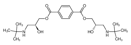 bis((S)-3-(tert-butylamino)-2-hydroxypropyl) terephthalate 687627-65-2