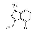 4-bromo-1-methylindole-3-carbaldehyde 338760-45-5