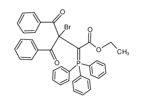 ethyl 3-benzoyl-3-bromo-4-oxo-4-phenyl-2-(triphenyl-5-phosphanylidene)butanoate 134898-29-6