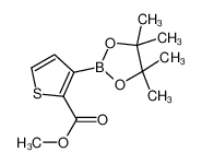 methyl 3-(4,4,5,5-tetramethyl-1,3,2-dioxaborolan-2-yl)thiophene-2-carboxylate 1227664-10-9